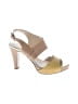 Max Mara Color Block Tan Sandals Size EU (IT) 38 1/2 / US 8 1/2 - photo 1