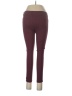 La Bijou Solid Burgundy Active Pants Size L - photo 2