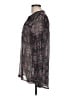 Maurices 100% Polyester Gray Long Sleeve Blouse Size L - photo 5