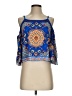 Flying Tomato 100% Rayon Blue Sleeveless Blouse Size XS - photo 1