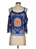 Flying Tomato 100% Rayon Blue Sleeveless Blouse Size XS - photo 2