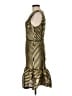 Maje Stripes Gold Cocktail Dress Size Med (2) - photo 5