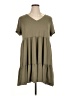 Assorted Brands Solid Tan Casual Dress Size XL - photo 1