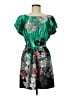 Pinky 100% Polyester Paisley Green Cocktail Dress Size M - photo 1