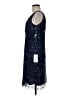 Patra 100% Polyester Stars Blue Cocktail Dress Size 8 - photo 5
