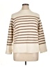Tuckernuck Stripes Tan Turtleneck Sweater Size M - photo 1