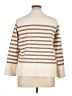 Tuckernuck Stripes Tan Turtleneck Sweater Size M - photo 2