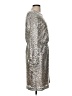 Julia Jordan 100% Polyester Metallic Silver Cocktail Dress Size 6 - photo 4
