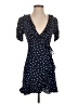 Assorted Brands 100% Rayon Polka Dots Blue Cocktail Dress Size S - photo 1