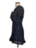 Assorted Brands 100% Rayon Polka Dots Blue Cocktail Dress Size S - photo 5
