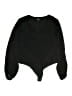 Express 100% Polyester Black Long Sleeve Blouse Size XL - photo 1