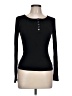 Shein Black Long Sleeve Henley Size L - photo 1