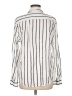 Dylan Stripes Ivory Long Sleeve Blouse Size M - photo 2