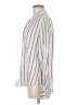 Dylan Stripes Ivory Long Sleeve Blouse Size M - photo 5