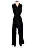 Monteau 100% Polyester Solid Black Jumpsuit Size S - photo 1