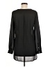 H&M 100% Polyester Black Long Sleeve Blouse Size 8 - photo 2