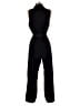 Monteau 100% Polyester Solid Black Jumpsuit Size S - photo 2