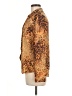 T Tahari 100% Polyester Animal Print Gold Long Sleeve Blouse Size M - photo 5