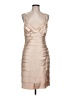 BCBGMAXAZRIA 100% Polyester Tan Cocktail Dress Size 12 - photo 1