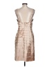 BCBGMAXAZRIA 100% Polyester Tan Cocktail Dress Size 12 - photo 2