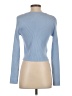 BCBG Blue Long Sleeve Top Size S - photo 2