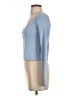BCBG Blue Long Sleeve Top Size S - photo 5