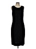 St. John Tweed Black Cocktail Dress Size 12 - photo 1