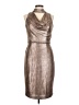 Cachet Metallic Silver Cocktail Dress Size 6 - photo 1