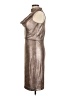 Cachet Metallic Silver Cocktail Dress Size 6 - photo 5