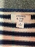 Crown & Ivy 100% Cotton Print Ivory Blue Pullover Sweater Size M (kids) - photo 3