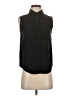 CALVIN KLEIN JEANS Black Sleeveless Button-Down Shirt Size XS - photo 1