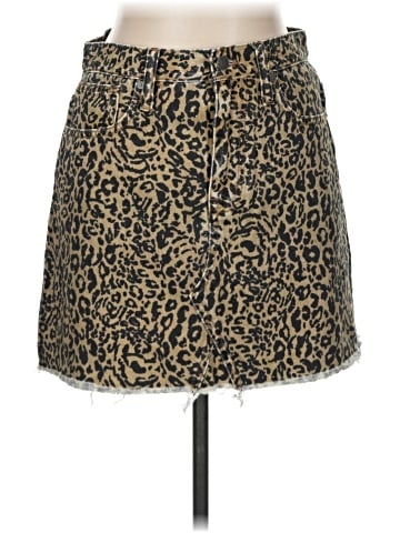 Madewell Faux Leather Skirt (view 1)