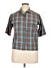 Assorted Brands Plaid Teal Short Sleeve Button-Down Shirt Size XL (estimated) - photo 1