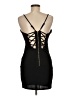 Bebe Solid Black Cocktail Dress Size M - photo 2