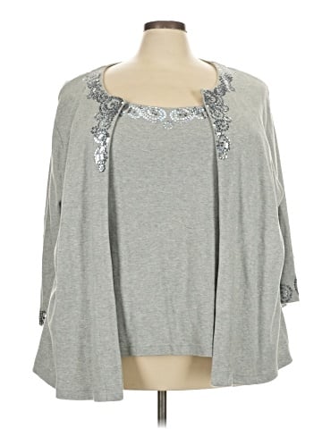 Quacker Factory Long Sleeve Top (view 1)