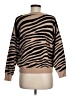 JOA Animal Print Brown Pullover Sweater Size M - photo 2