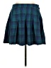 Divided by H&M Plaid Blue Casual Skirt Size 10 - photo 1