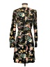 Ann Taylor LOFT Paisley Black Casual Dress Size 2 - photo 2
