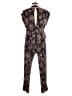 Poupette St. Barth Paisley Brown Jumpsuit Size L - photo 2