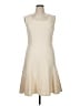 St. John Solid Ivory Casual Dress Size 14 - photo 1