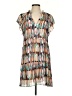 Marie Oliver Print Brown Casual Dress Size S - photo 1