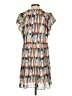 Marie Oliver Print Brown Casual Dress Size S - photo 2