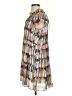 Marie Oliver Print Brown Casual Dress Size S - photo 5