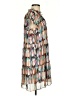 Marie Oliver Print Brown Casual Dress Size S - photo 4