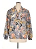 Joanna Floral Gray Long Sleeve Blouse Size XL (estimated) - photo 1