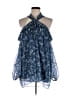 Colleen Lopez 100% Polyester Blue Sleeveless Blouse Size P (petite) - photo 1