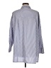 EXLURA Stripes Blue Long Sleeve Button-Down Shirt Size M - photo 2