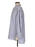 EXLURA Stripes Blue Long Sleeve Button-Down Shirt Size M - photo 5