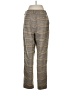 Lands' End Plaid Brown Casual Pants Size 8 - photo 2