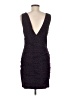 BCBGeneration Tweed Purple Cocktail Dress Size M - photo 2